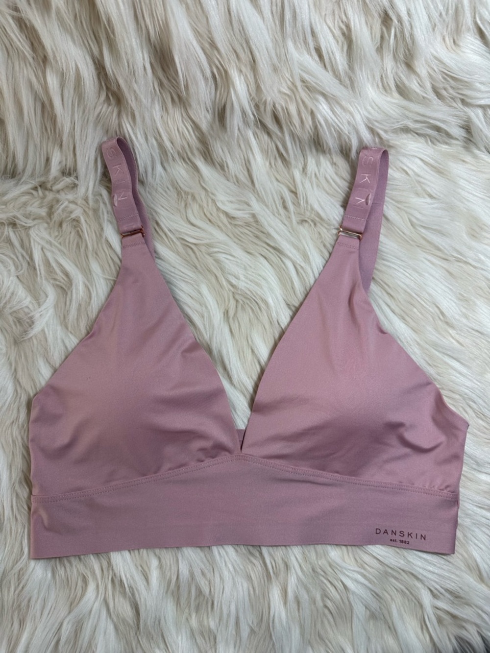NWOT Danskin Dusty Rose Wireless Bralette